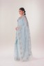 Diamond Embroidered Half Silk Sari