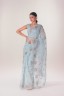 Diamond Embroidered Half Silk Sari
