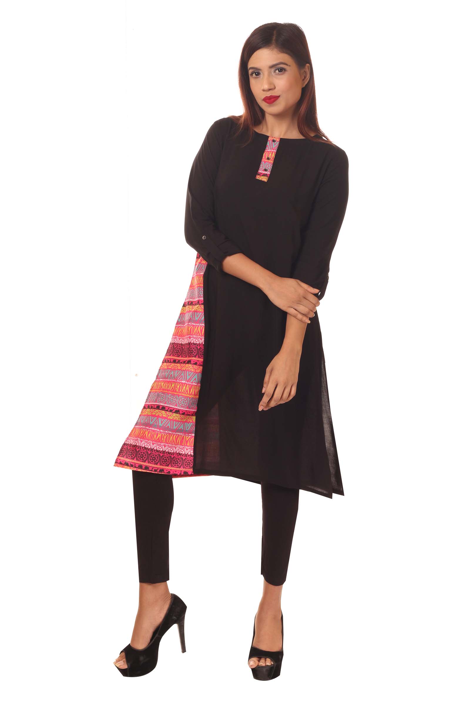 Printed Semi-Long Tunic