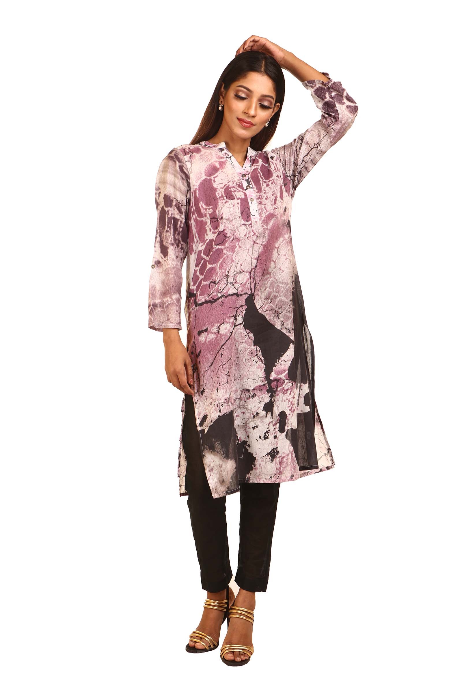 Abstract Print Tunic