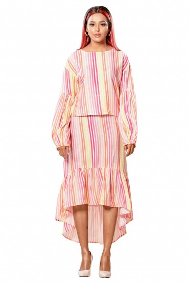 Top and Skirt Set