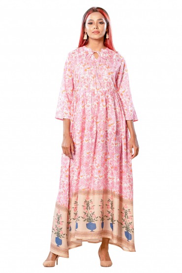 Printed Long Dress