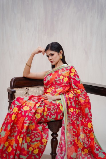 Printed Sari