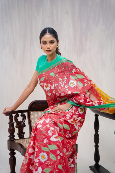 Printed Sari