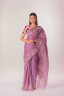 Floral Embroidered Cotton Sari