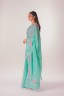 Floral Embroidered Cotton Sari