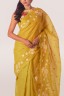 Floral Embroidered Cotton Sari