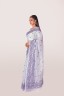 Paisley Embroidered Cotton Sari