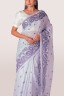 Paisley Embroidered Cotton Sari