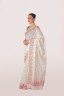 Ornate Embroidered Cotton Sari