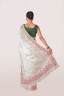 Ornate Embroidered Cotton Sari