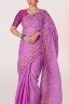 Ornate Embroidered Cotton Sari