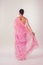 Lace Stitch Embroidered Cotton Sari