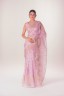 Peony Embroidered Half Silk Sari
