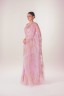 Peony Embroidered Half Silk Sari
