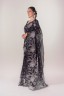 Peony Embroidered Half Silk Sari