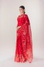 Peony Embroidered Half Silk Sari