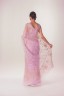 Peony Embroidered Half Silk Sari