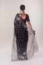 Peony Embroidered Half Silk Sari