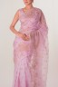 Peony Embroidered Half Silk Sari