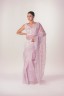 Dragonfly Embroidered Half Silk Sari
