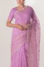 Dragonfly Embroidered Half Silk Sari