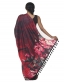 Geometric Floral Print Sari