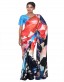 Bold Floral Print Sari