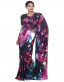 Trippy Flower Sari