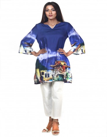 Painted City Kameez Set