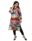 Abstract Floral Motif Tunic