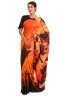Abstract Print Sari