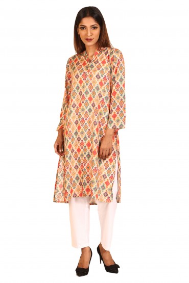 Ikat Print Tunic