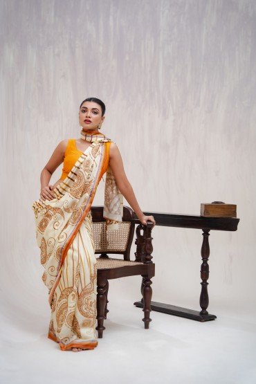 Printed Sari